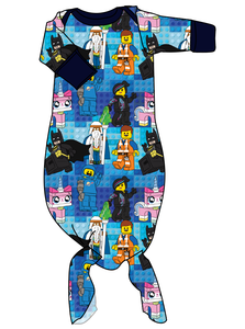 Everything is Awesome Newborn Knotted Gown