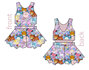 Enchanting Poke Kids Playsuit