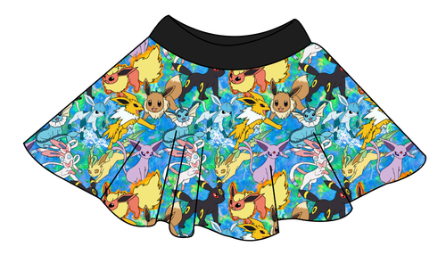 Eeveelution Circle Skirt