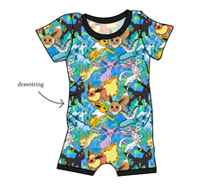 Load image into Gallery viewer, Eeveelution Grow With Me Pants And Shorts Romper