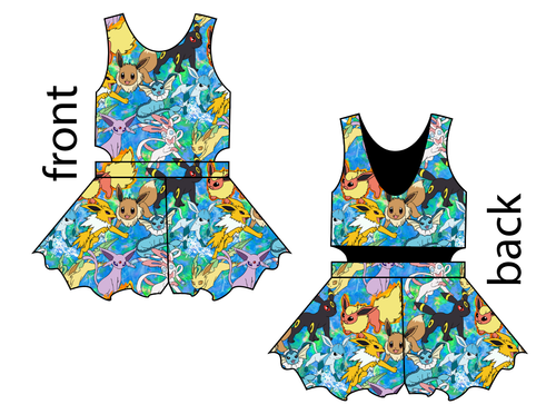 Eeveelution Kids Playsuit