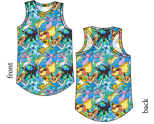 Eeveelution Ladies' Summer Tank