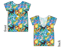 Load image into Gallery viewer, Eeveelution Low Back Ballerina Tee