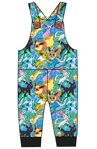 Eeveelution Overalls and Shortalls