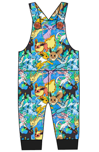 Eeveelution Overalls and Shortalls