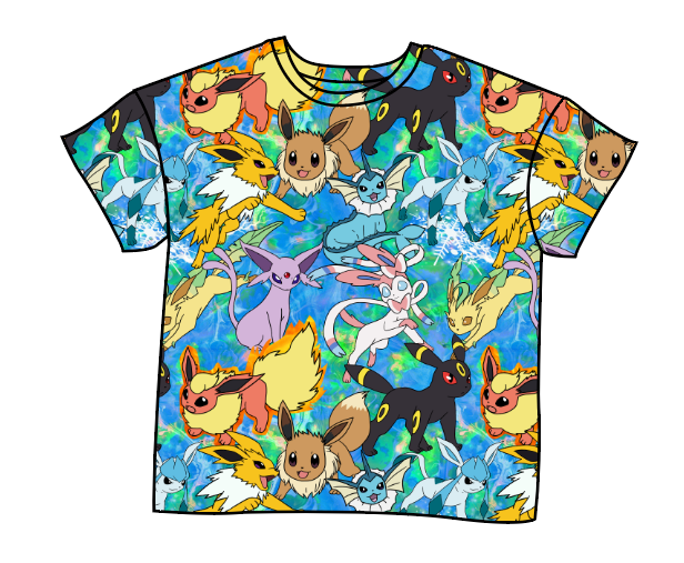 Eeveelution Oversized Tee