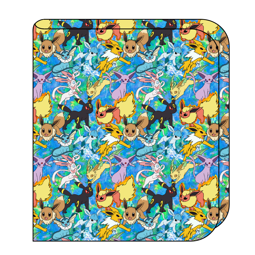 Eeveelution Swaddle Blanket