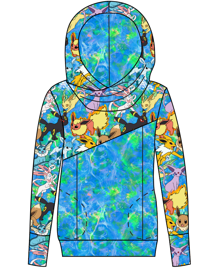 Eeveelution Ladies Hoodie