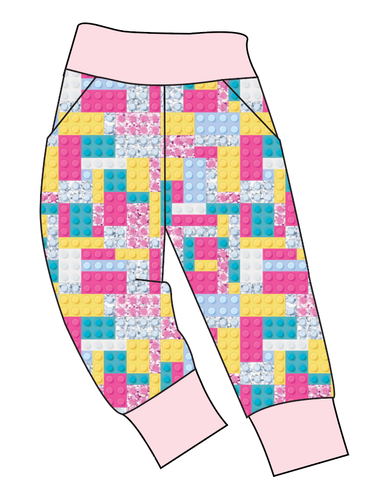 Cupcake Blocks Basic Joggers And Jogger Shorts