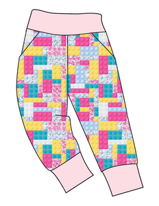 Cupcake Blocks Basic Joggers And Jogger Shorts