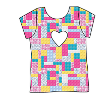 Load image into Gallery viewer, Cupcake Blocks Cambria Heart Back Tee