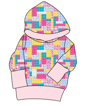 Load image into Gallery viewer, Cupcake Blocks Grow With Me Hoodie (or Crewneck)