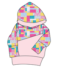 Load image into Gallery viewer, Cupcake Blocks Grow With Me Hoodie (or Crewneck)