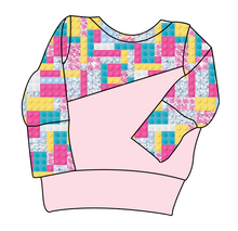 Load image into Gallery viewer, Cupcake Blocks Grow With Me Hoodie (or Crewneck)