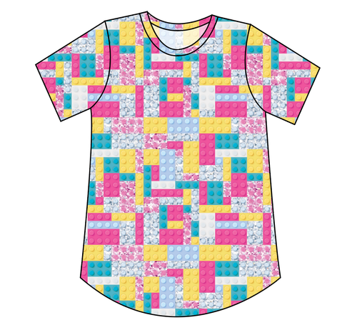 Cupcake Blocks Ladies' Relaxed Tee