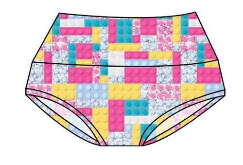 Cupcake Blocks Ladies' Underwear