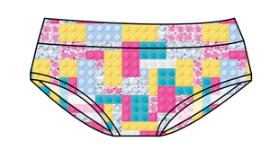 Cupcake Blocks Ladies' Underwear