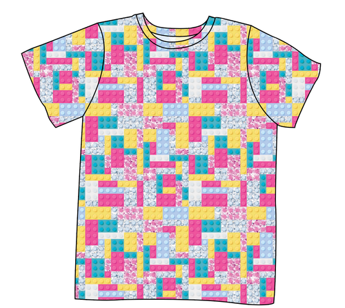 Cupcake Blocks Mens' Tee
