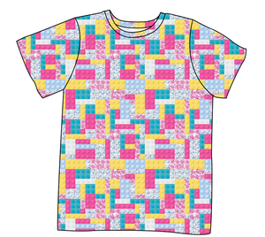Cupcake Blocks Mens' Tee