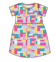 Load image into Gallery viewer, Cupcake Blocks Play Dress
