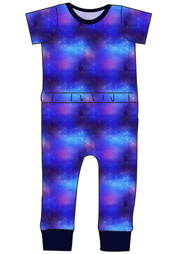 Cool Geo Bennett Pants and Shorts Length T-Shirt Romper