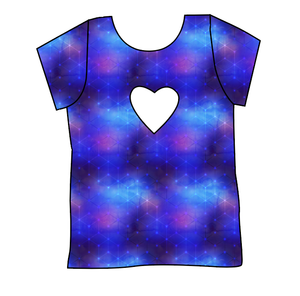 Cool Geo Cambria Heart Back Tee