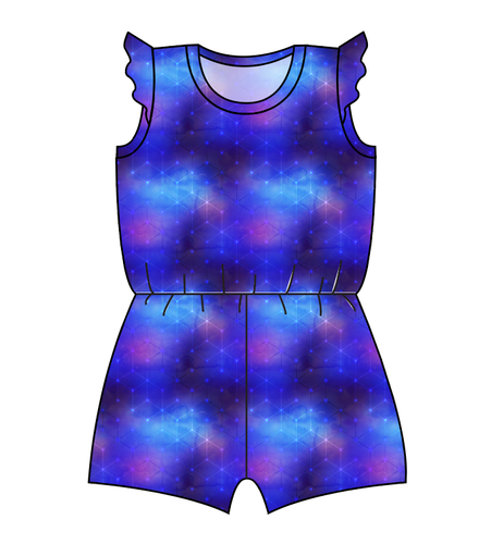 Cool Geo Ivy Summer Romper