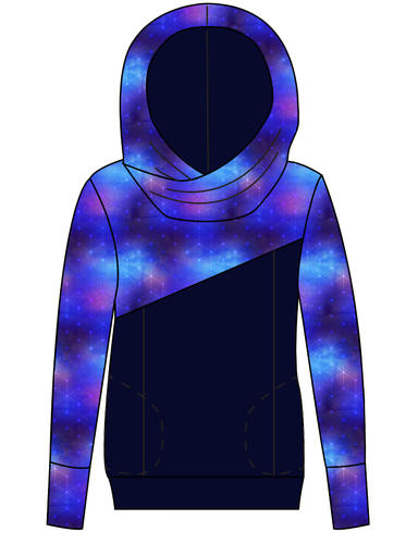 Cool Geo Ladies Hoodie