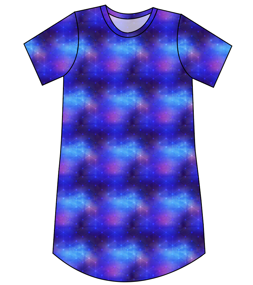 Cool Geo Ladies' T-Shirt Dress