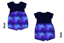 Load image into Gallery viewer, Cool Geo Low Back Romper and Bubble Romper
