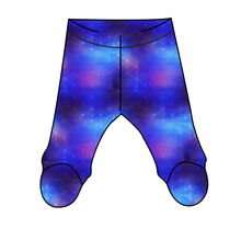 Load image into Gallery viewer, Cool Geo Newborn Footed Pants