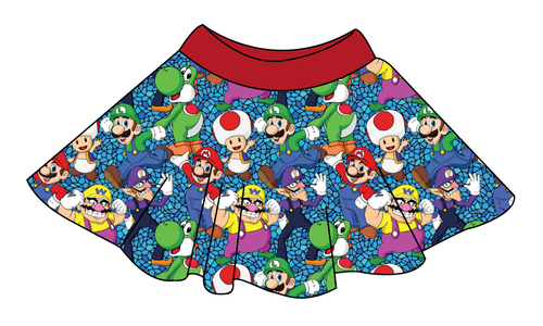 Bros and Foes Circle Skirt