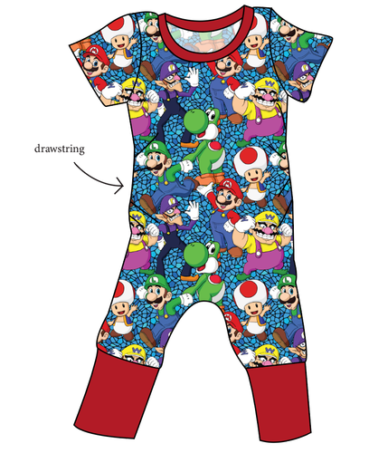 Bros and Foes Grow With Me Pants And Shorts Romper