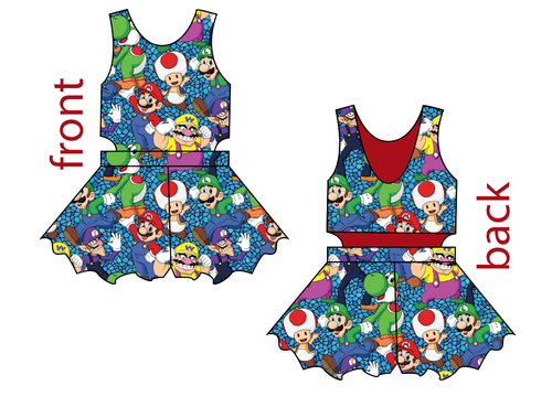 Bros and Foes Kids Playsuit