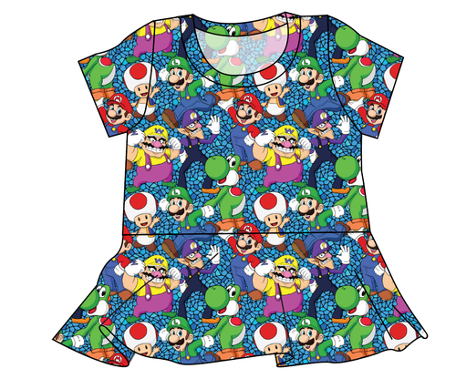 Bros and Foes Ladies' Peplum Top