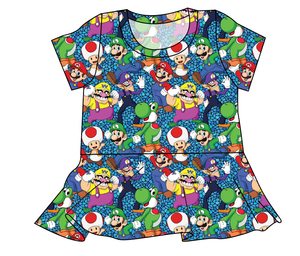 Bros and Foes Ladies' Peplum Top
