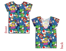 Load image into Gallery viewer, Bros and Foes Low Back Ballerina Tee