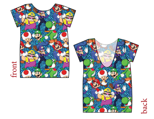 Bros and Foes Low Back Ballerina Tee