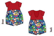 Load image into Gallery viewer, Bros and Foes Low Back Romper and Bubble Romper