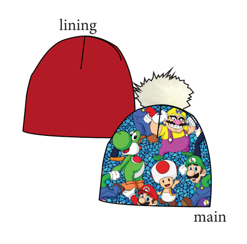 Bros and Foes Slouchy Beanie (Reversible!)