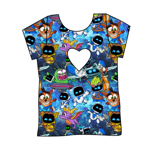 Astro Gamer Cambria Heart Back Tee