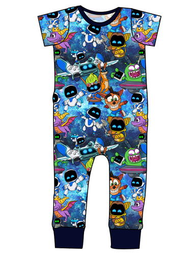 Astro Gamer Emmett Pants And Shorts T-Shirt Romper