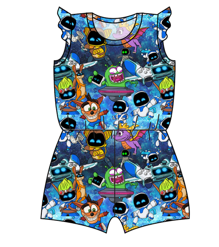 Astro Gamer Ivy Summer Romper