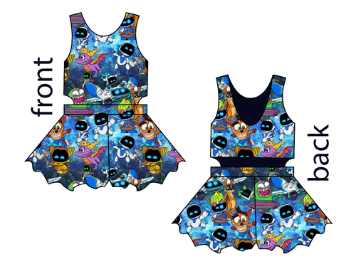 Astro Gamer Kids Playsuit
