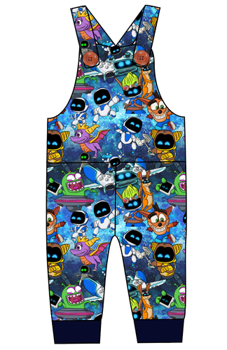 Astro Gamer Overalls and Shortalls