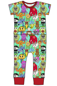 Steal a Block Bennett Pants and Shorts Length T-Shirt Romper