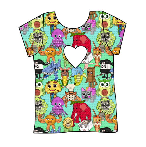 Steal a Block Cambria Heart Back Tee