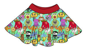 Steal a Block Circle Skirt