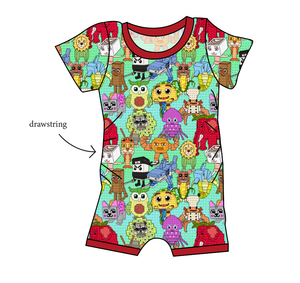 Steal a Block Grow With Me Pants And Shorts Romper