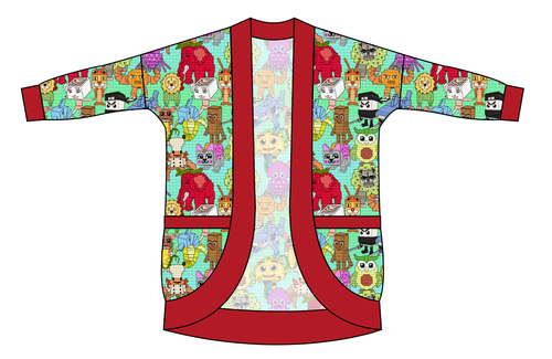 Steal a Block Kids Cocoon Cardigan